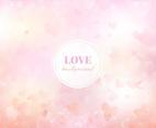 Free Vector Heart Love Background