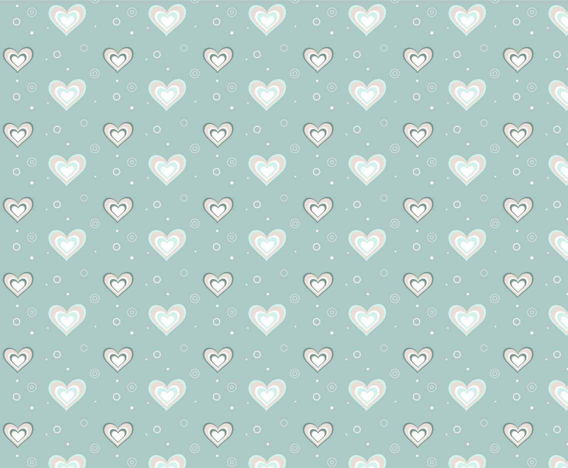 Free Vector Green Heart Background
