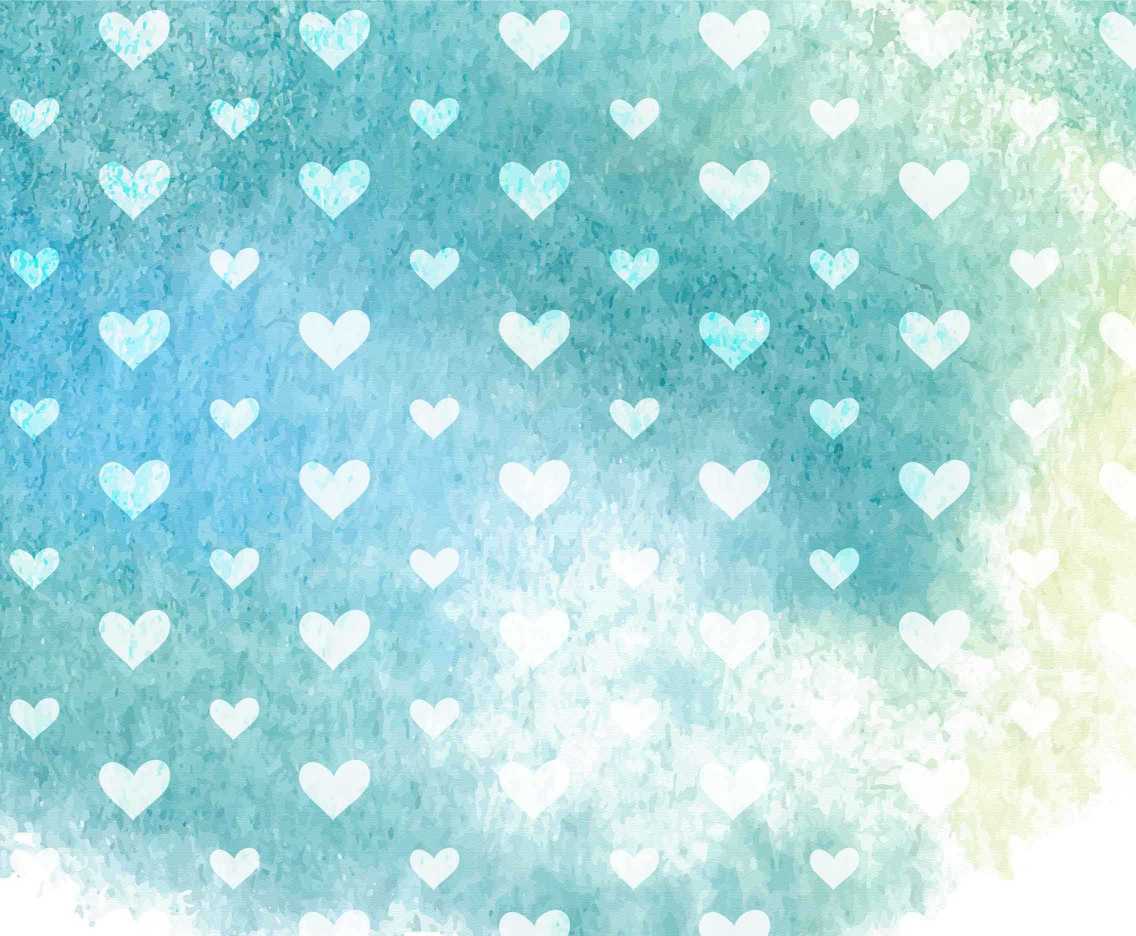 Free Vector Watercolor Heart Background
