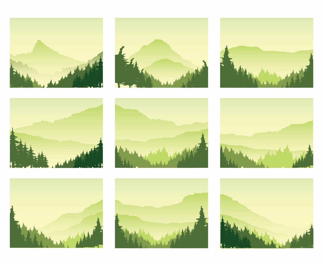 Forest Background Set