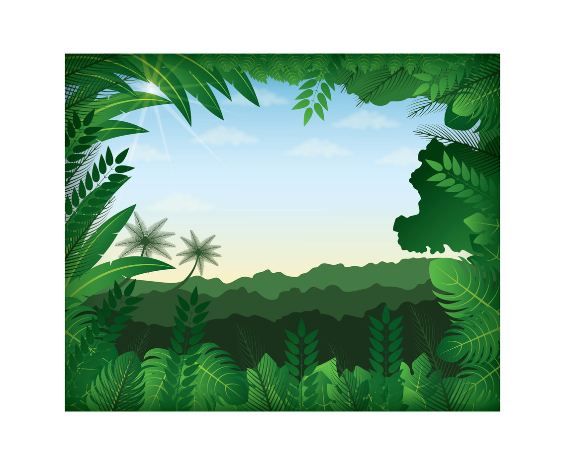 Forest Background Vector