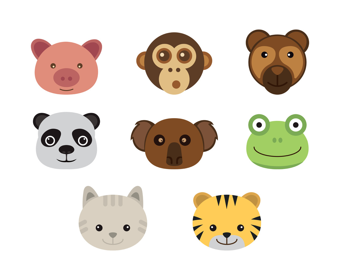 Cute Cartoons Vector