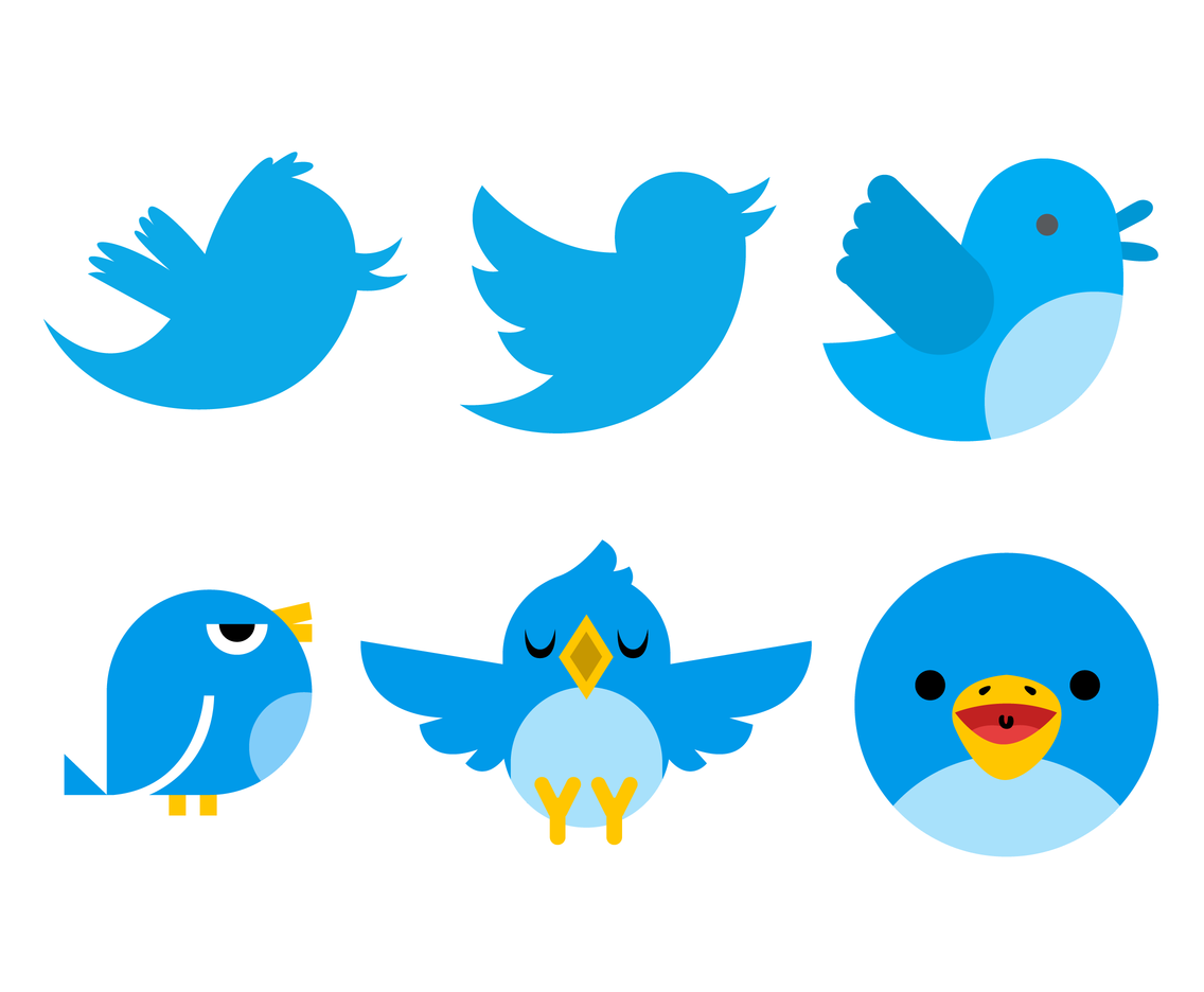 Twitter Bird Vector Art & Graphics 