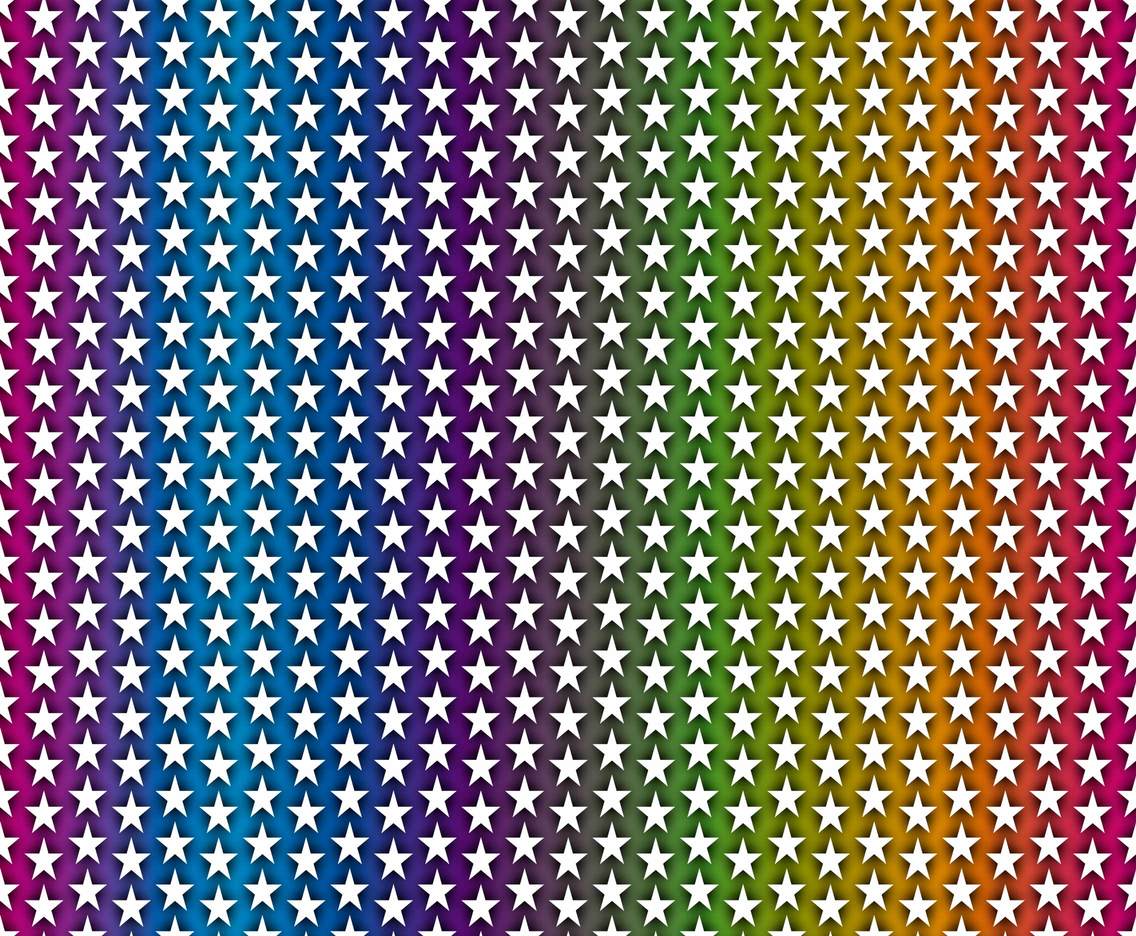 Vector Seamless Pattern With White Stars