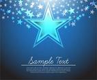 Free Glow Star Background Vector