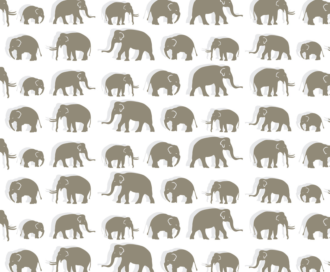 Elephant Pattern Background