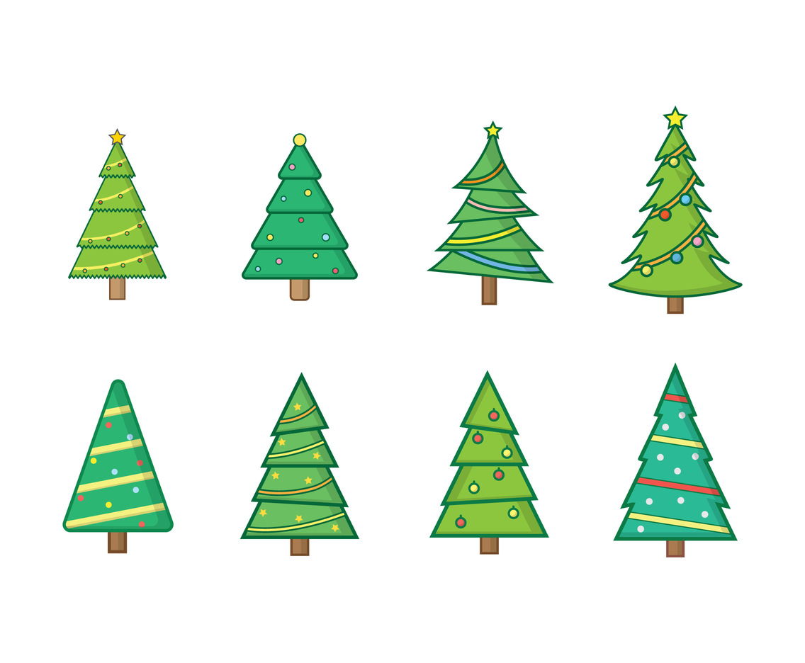 Free Christmas Tree Vectors Vector Art Graphics Freevector Com