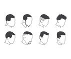 Free Hairstyle Icon Vector