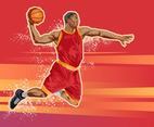 Basketball Background Vector