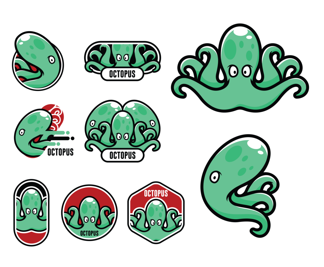 octopus clipart vector pack - photo #17