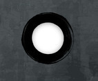 Grunge Circle Vector with Grunge Background