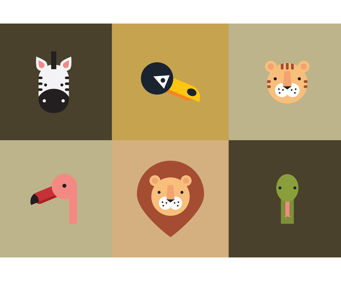 Animals from the Jungle