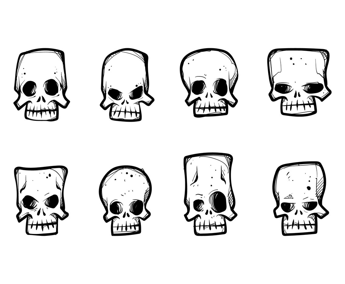 Free Cartoon Skull Vectors