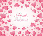 Pink Heart Background