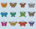 Cute Butterfly Icons