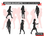 Woman Silhouette Free Vector Pack
