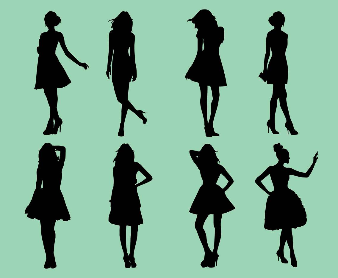 Woman Outline Vector Woman Outline Vector