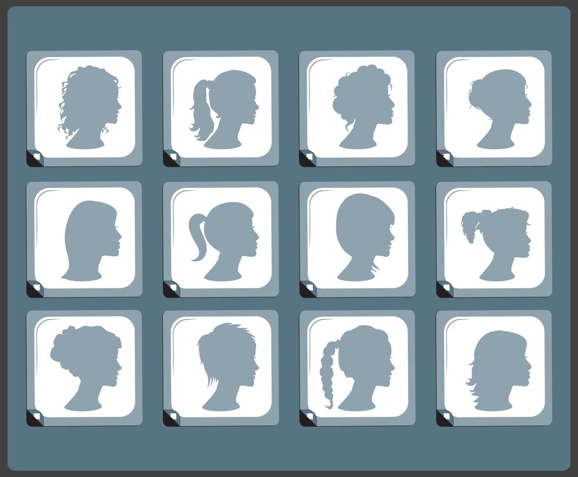 Woman Avatars Silhouette