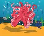 Free Cartoon Octopus