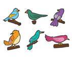Cartoon Birds Vector