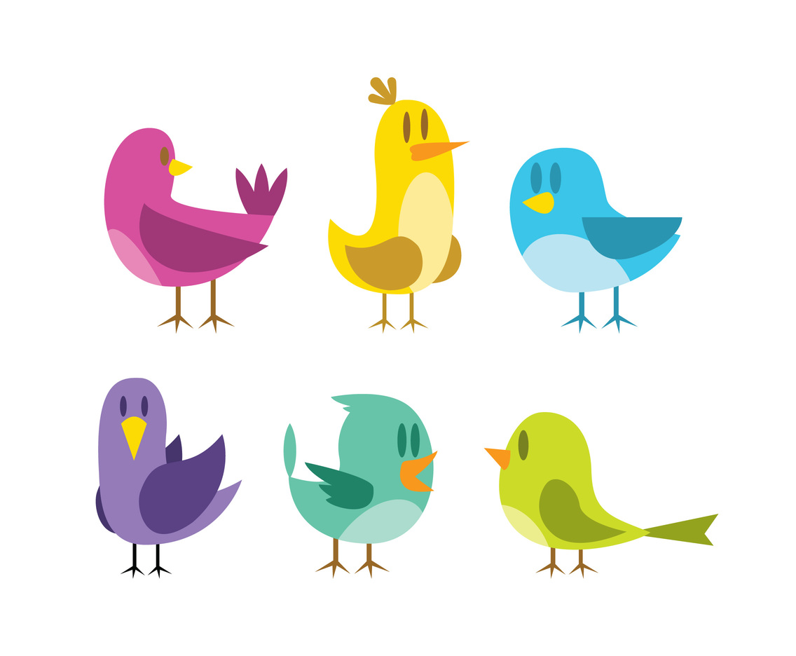 Bird 4pda. Птица сбоку вектор. Мультяшные птички. Птичка рисунок. Разноцветные птицы для детей.