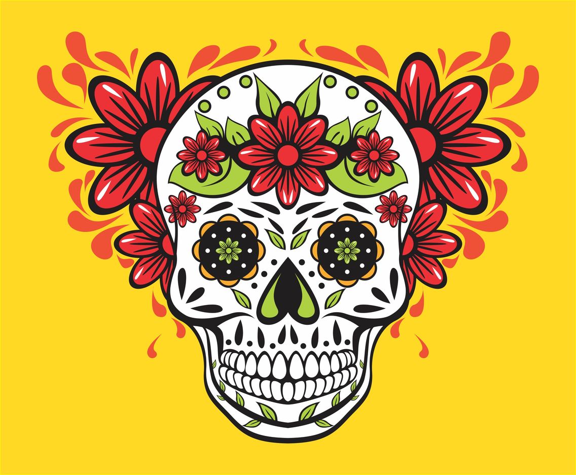 Mexican Skull Vector
