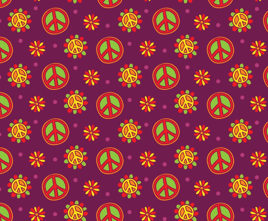 Nice Hippie Pattern Background