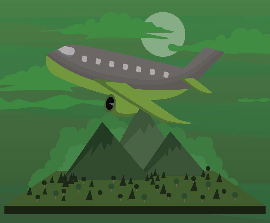 Free Cartoon Plane Illustration