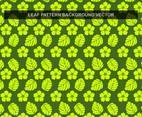 Leaf Pattern Background vector