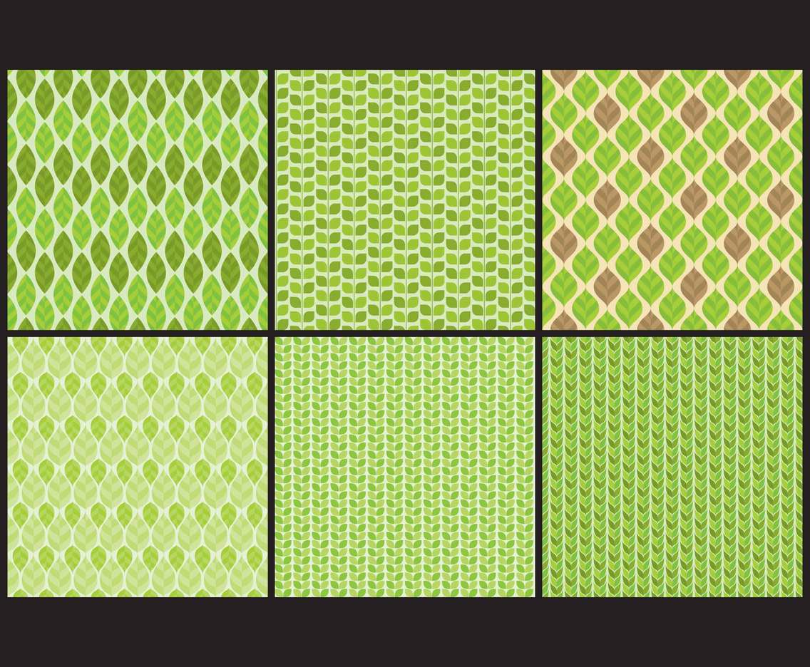 Green Leaf Patterns