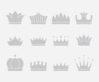 Gray Crown Icons