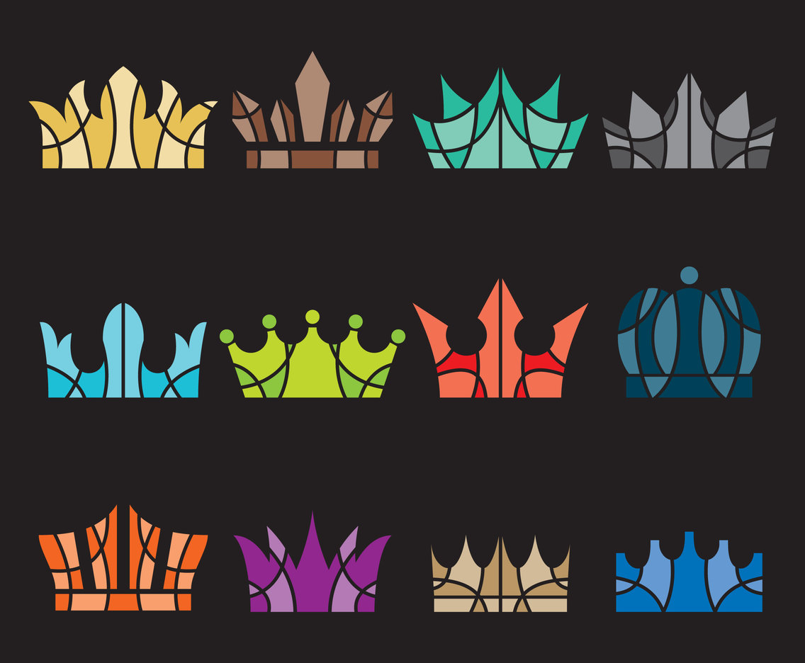Stained Glass Crowns