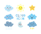Cute Cloud Icons