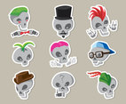 Free Cartoon Skull Icons 
