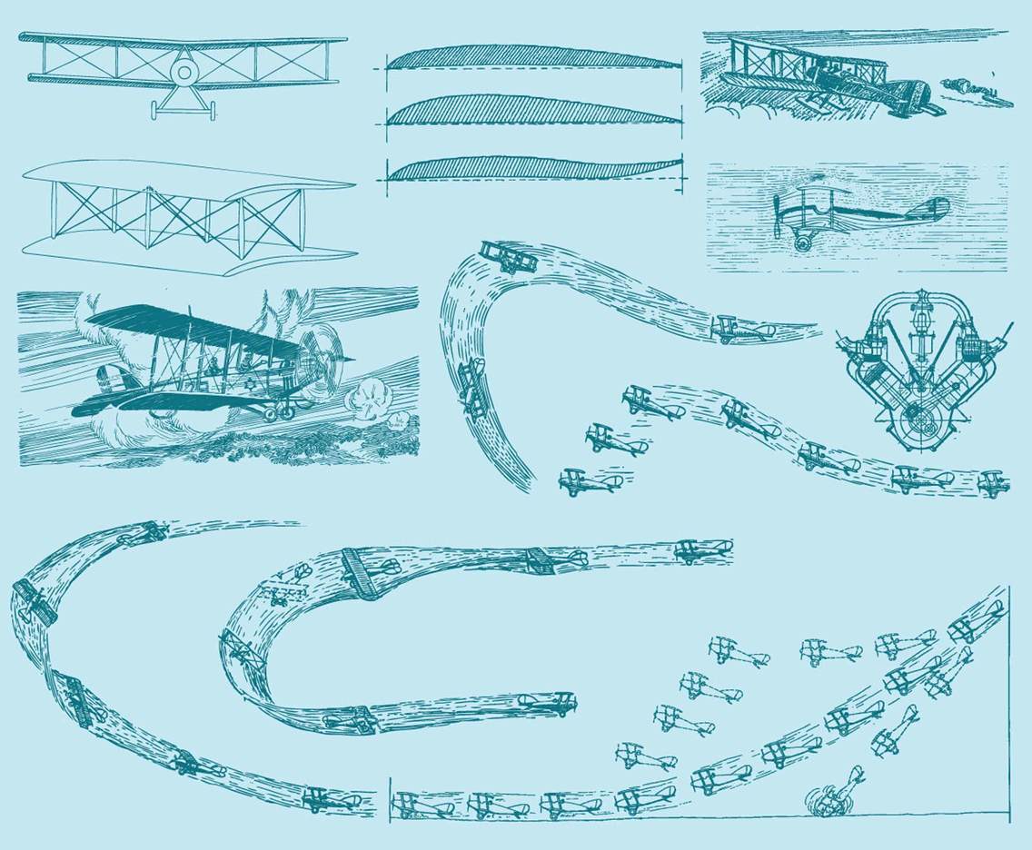 Airplane Illustrations
