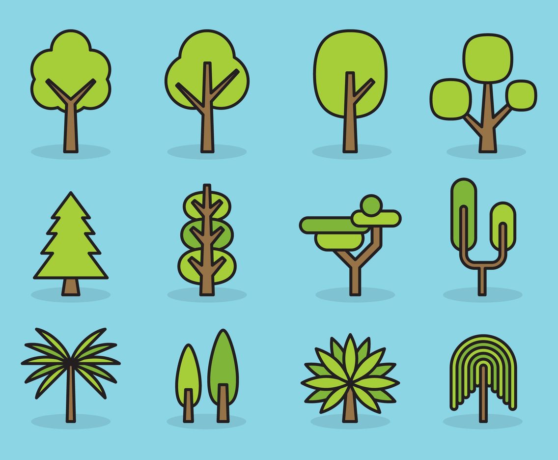 Cute Tree icons