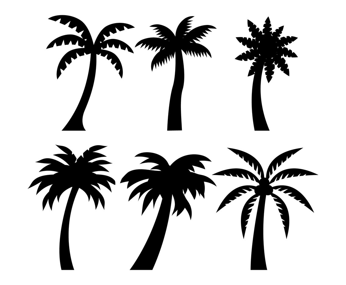 Palm Tree Silhouette Vector Art & Graphics freevector.com.