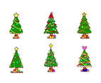 Free Cartoon Christmas Tree Vectors
