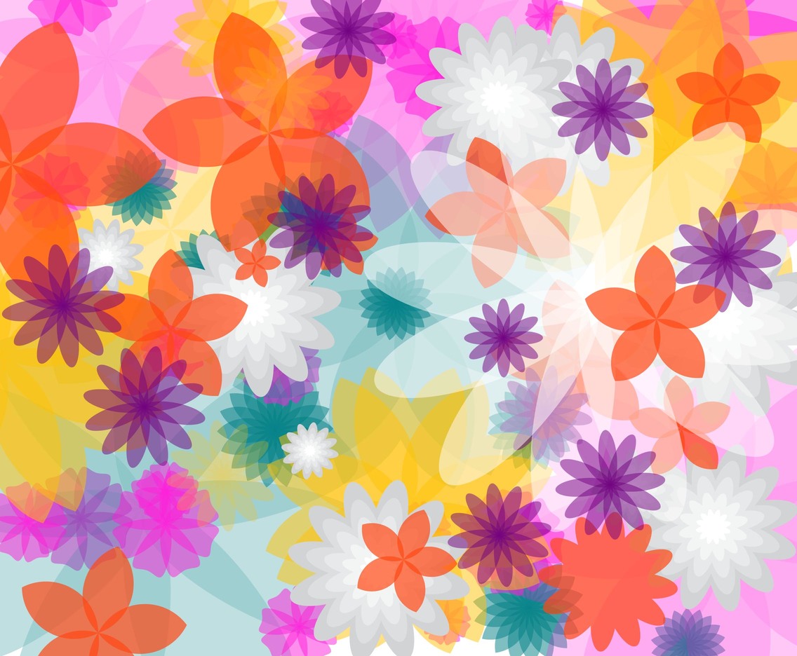 Free Flowers Background Vector
