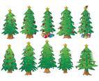 Free Cartoon Christmas Tree Icons