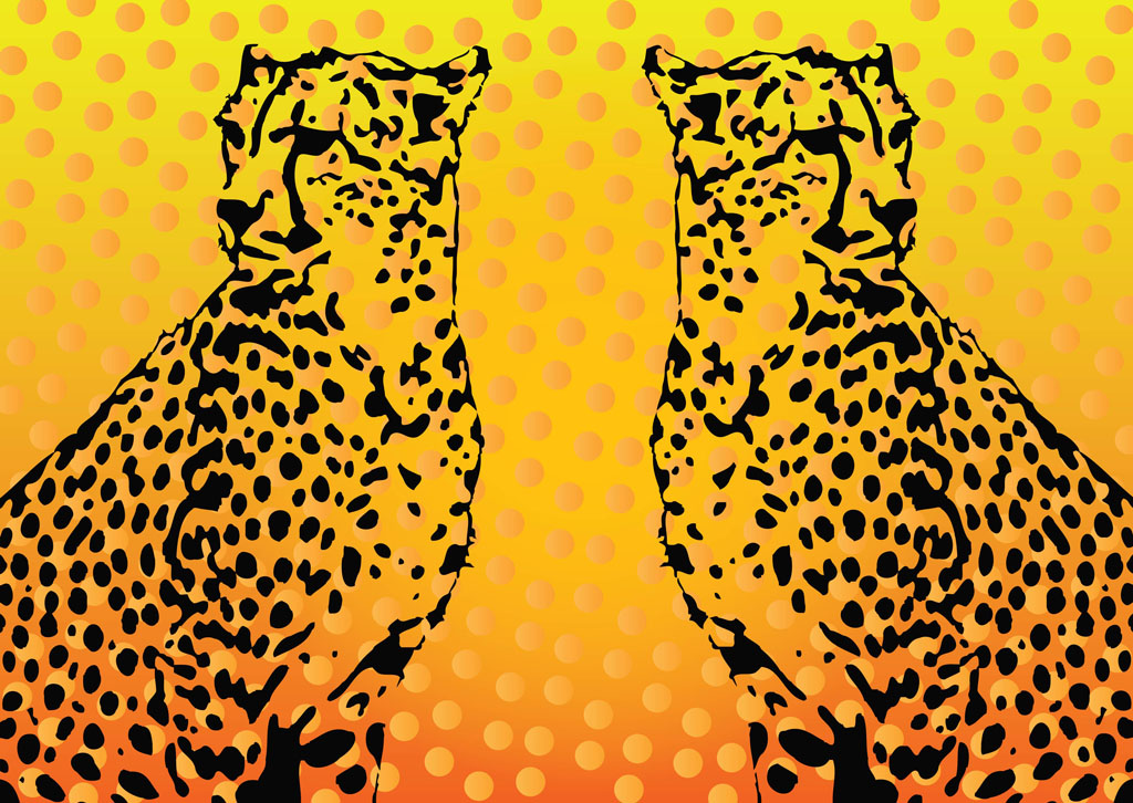 Leopard Vector Graphics