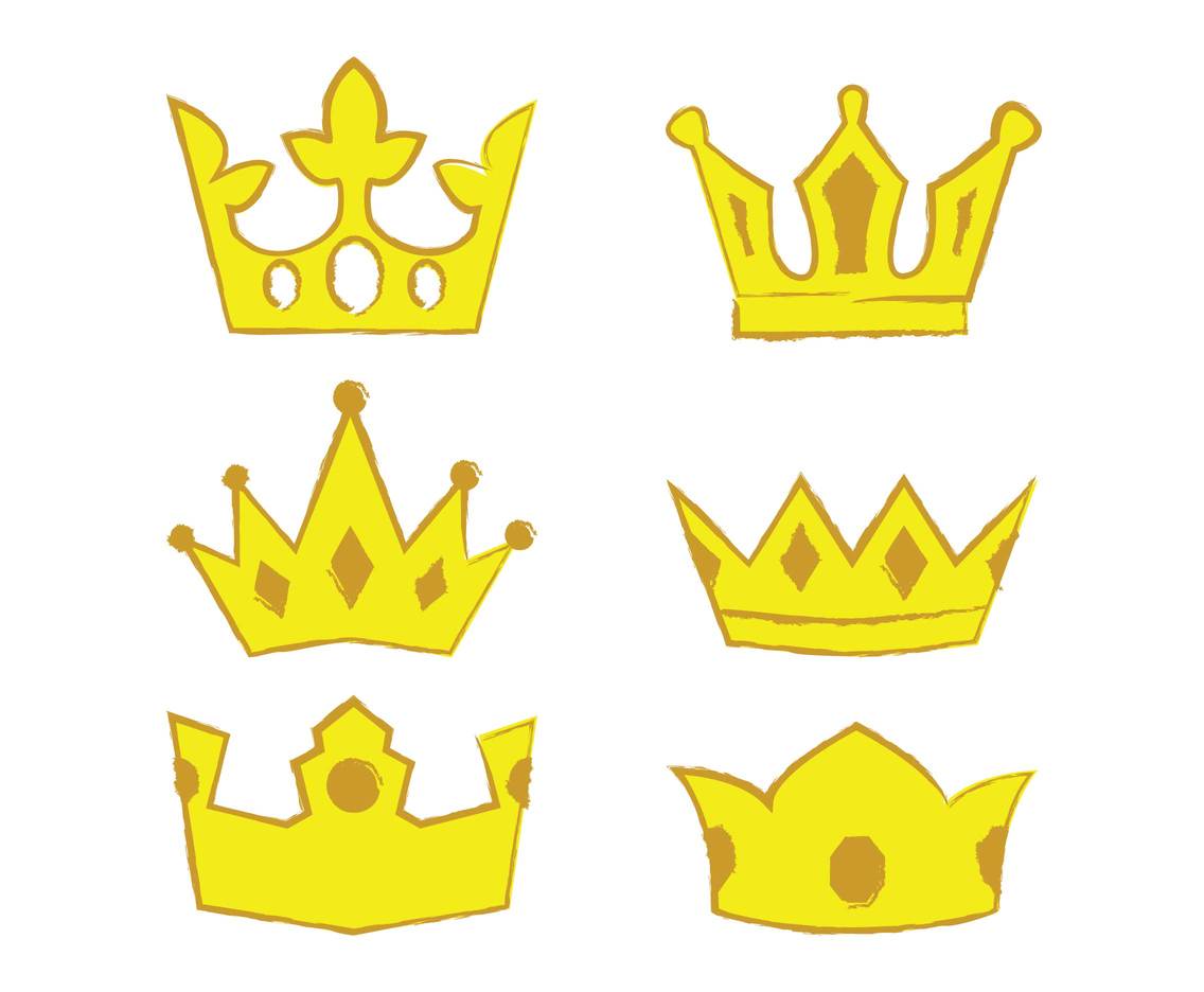 Sketchy Crown Vector