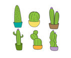 Cactus Plants Vector