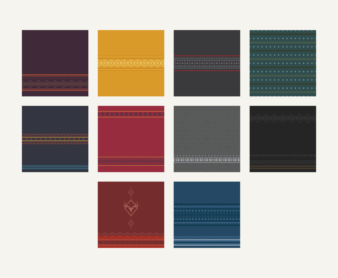Star Background Pattern Set