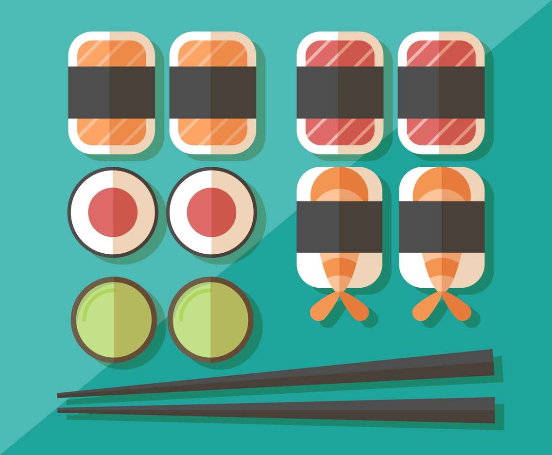 Free Japanese Food Vector 