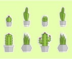 Eight Little Cactus Vectors