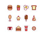 Set of Food Icons