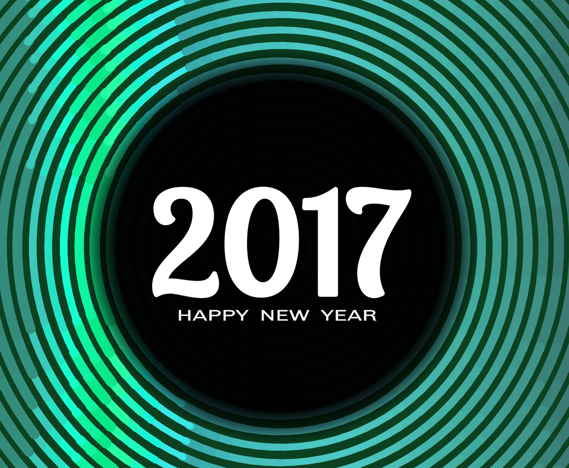 Free Vector Happy new Year 2017 background