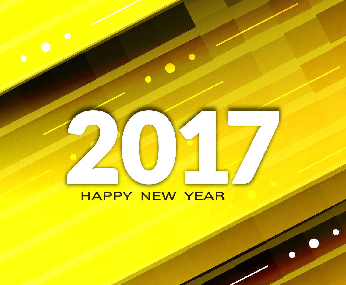 Free Vector New Year 2017 background