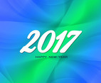 Free Vector New year 2017 Modern background